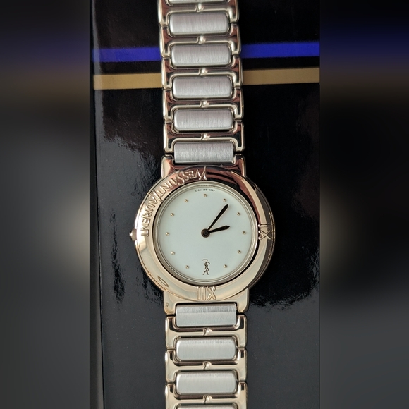 Yves Saint Laurent Gold and Silver Watch‎ Set (His And Her) - Picture 11 of 12